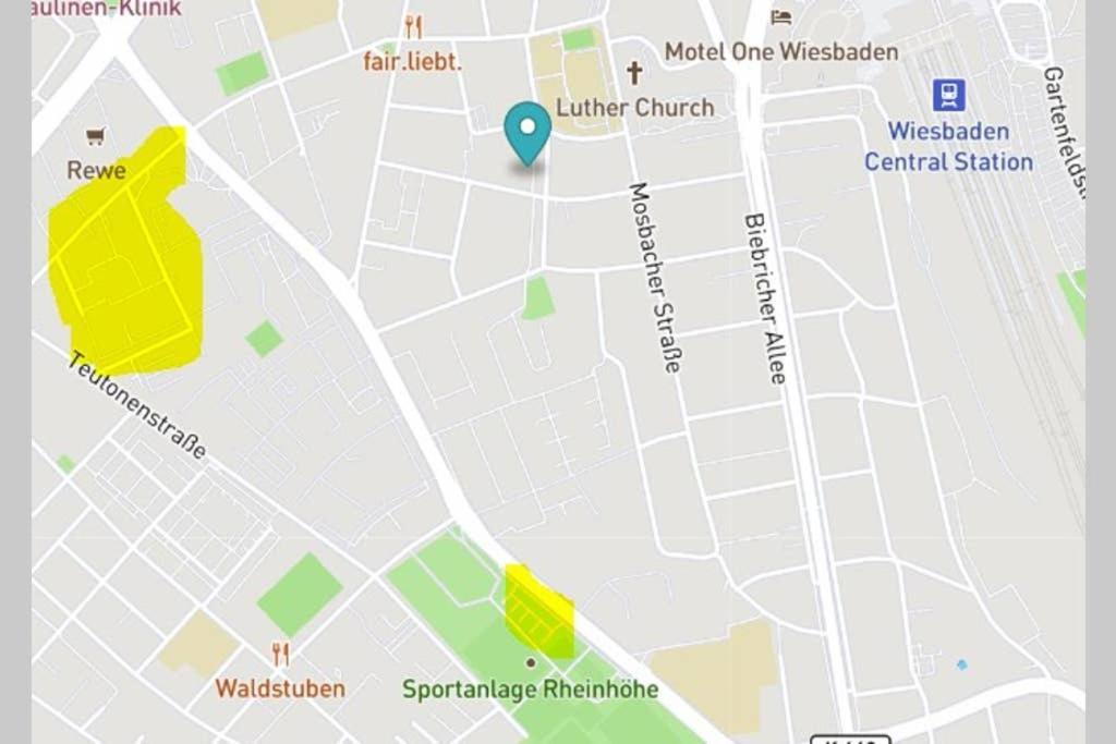Bahnhofsnahe, Ruhige Und Sonnige 2 Zimmerwohnung Im Dichterviertel Висбаден Экстерьер фото