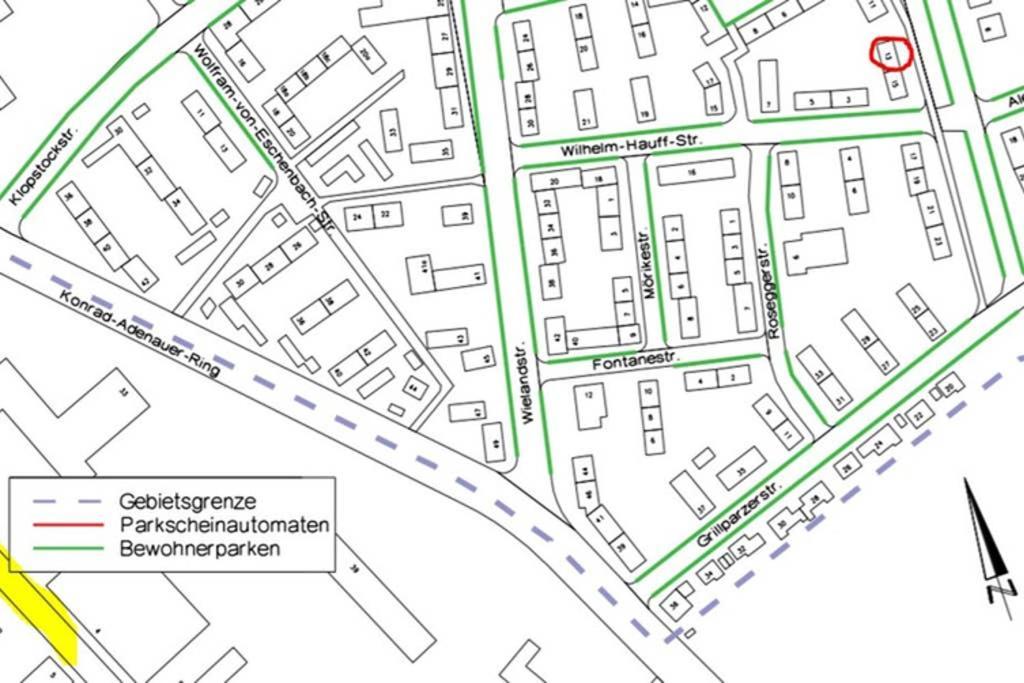 Bahnhofsnahe, Ruhige Und Sonnige 2 Zimmerwohnung Im Dichterviertel Висбаден Экстерьер фото